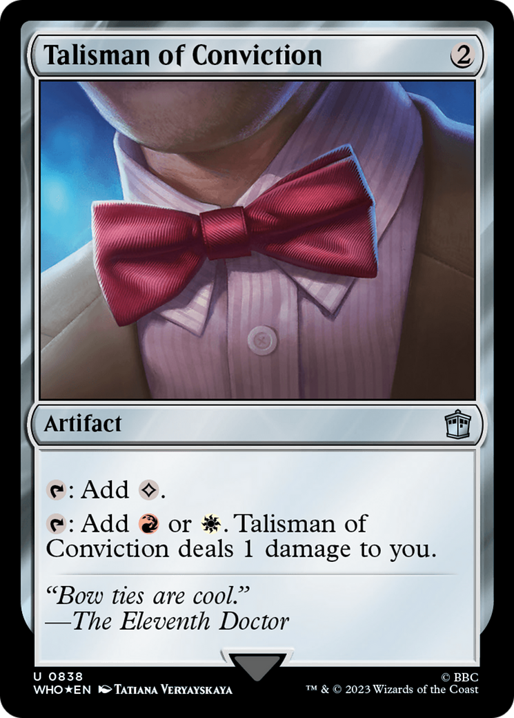 Talisman of Conviction (Surge Foil) [Doctor Who] | Grognard Games