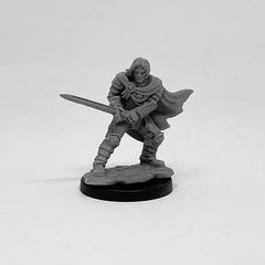 Next Level Miniatures - Player Character Set: Human Rogue & Warrior | Grognard Games