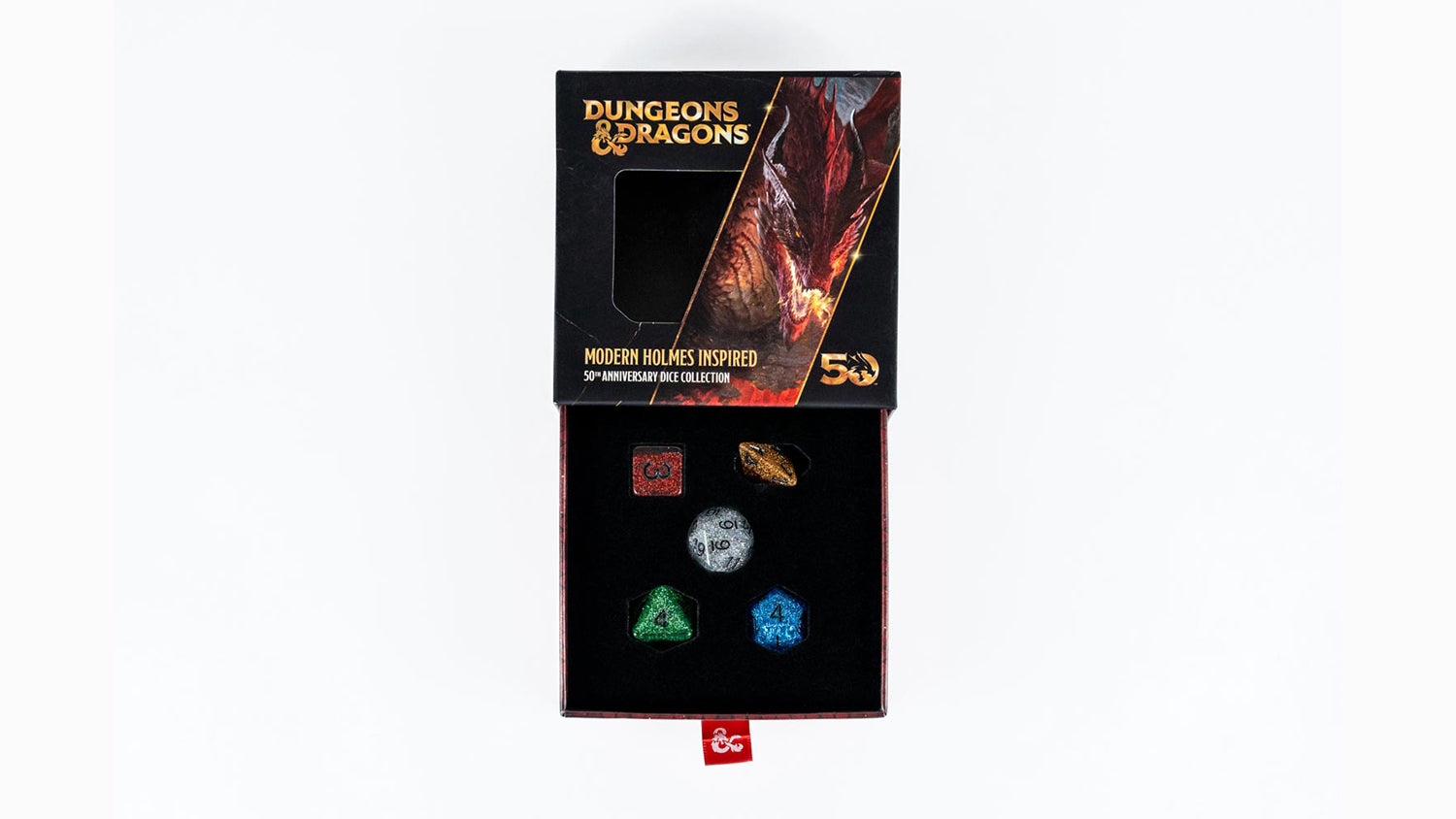 D&D 50th Anniversary Dice Set Modern Holmes Inspired | Grognard Games