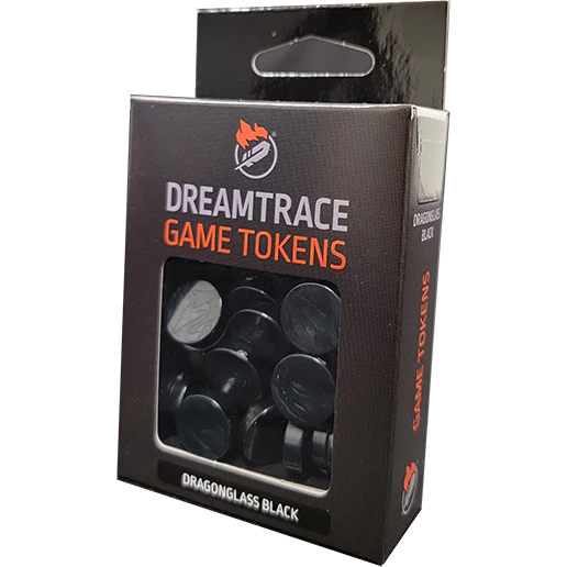 DREAMTRACE GAMING TOKENS Dragonglass Black | Grognard Games