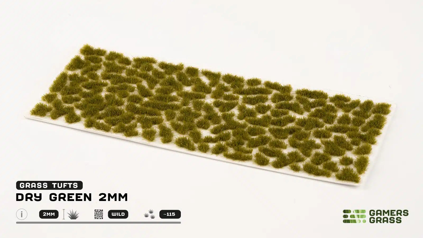 Gamers Grass: Dry Green (2mm) | Grognard Games