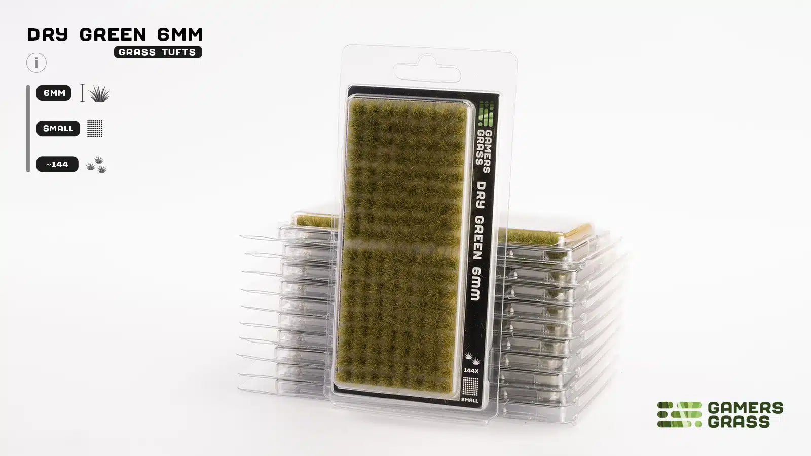Gamers Grass: Dry Green Small (6mm) | Grognard Games