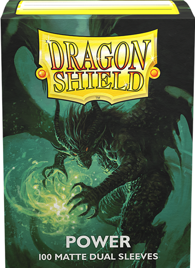 Dragon Shield: Matte DUAL Card Sleeves (100): POWER | Grognard Games