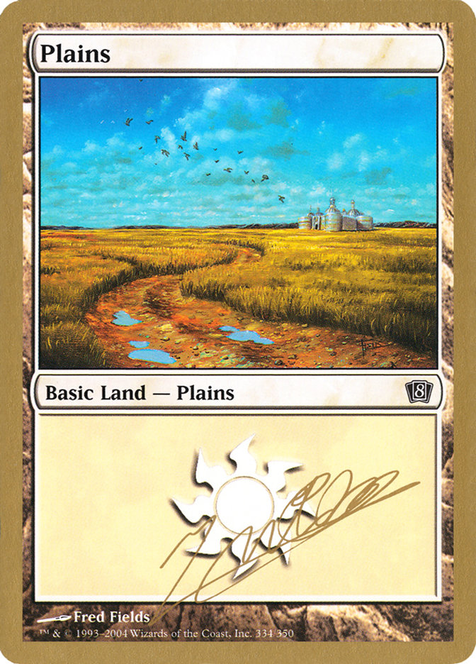 Plains (jn334) (Julien Nuijten) [World Championship Decks 2004] | Grognard Games