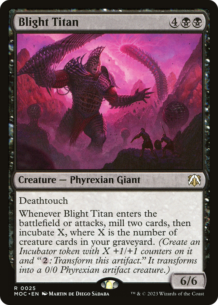 Blight Titan [March of the Machine Commander] | Grognard Games