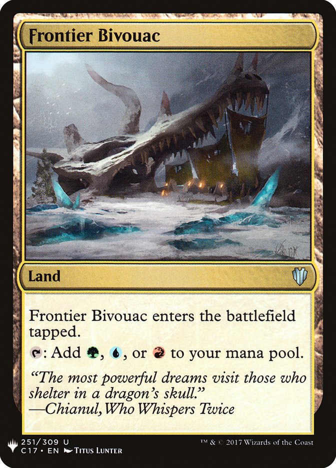 Frontier Bivouac [Mystery Booster] | Grognard Games