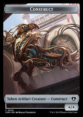 Elemental (0026) // Construct (0042) Double-Sided Token [Commander Masters Tokens] | Grognard Games