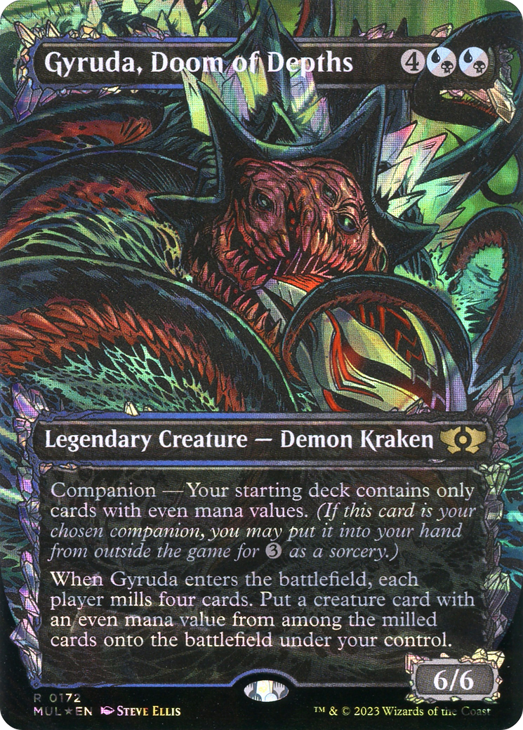 Gyruda, Doom of Depths (Halo Foil) [Multiverse Legends] | Grognard Games