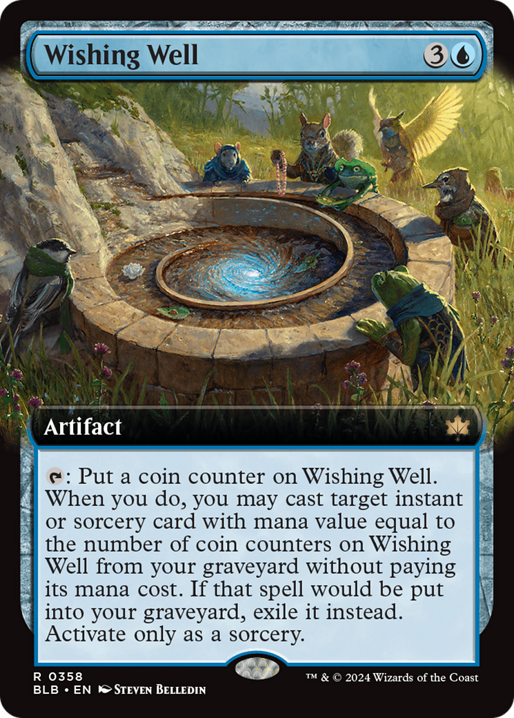 Wishing Well (Extended Art) [Bloomburrow] | Grognard Games