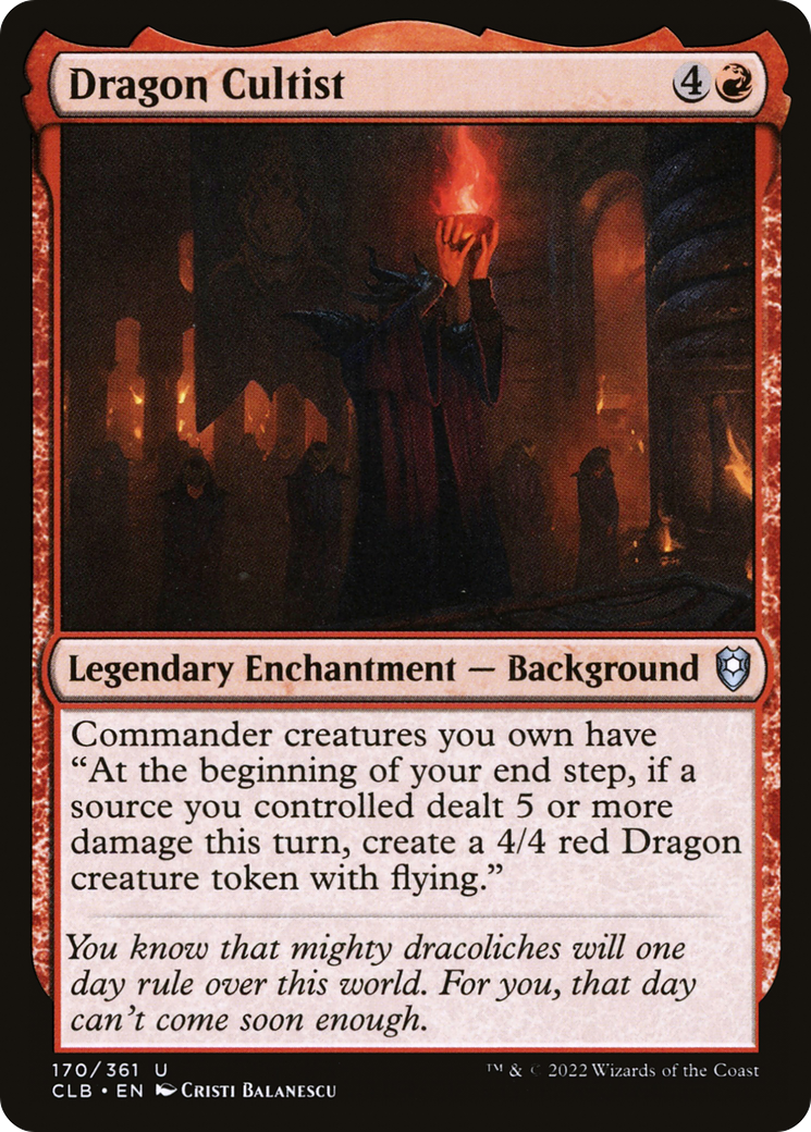 Dragon Cultist [Commander Legends: Battle for Baldur's Gate] | Grognard Games