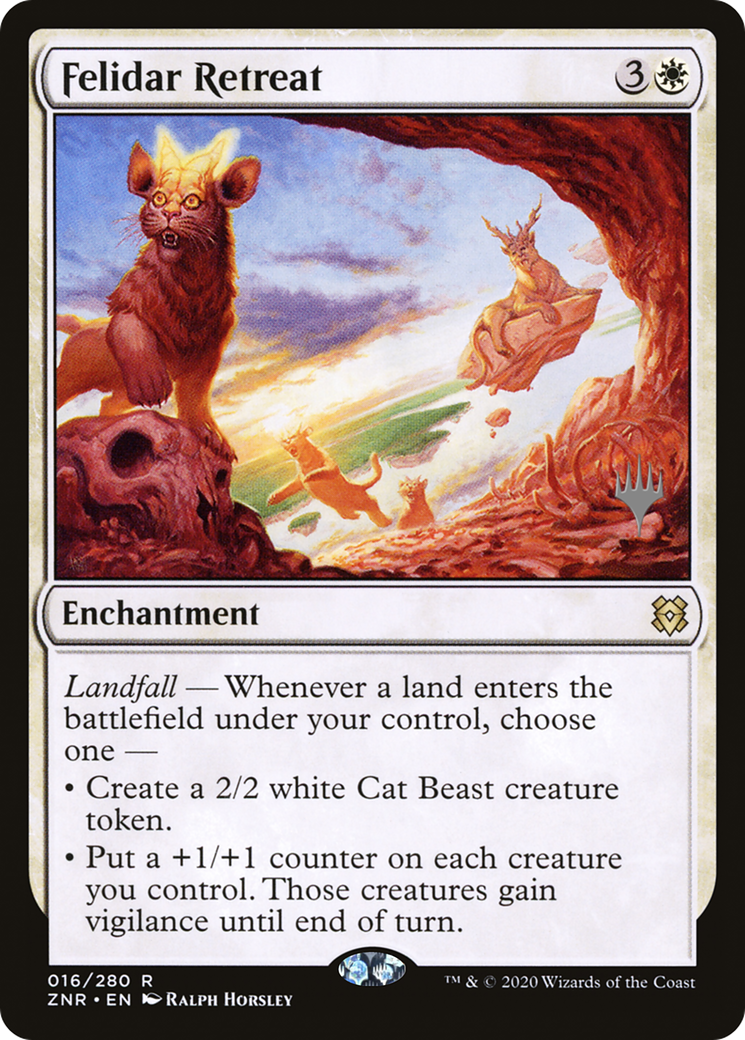 Felidar Retreat (Promo Pack) [Zendikar Rising Promos] | Grognard Games