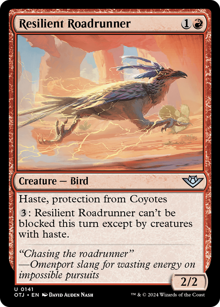 Resilient Roadrunner (OTJ-141) - Outlaws of Thunder Junction | Grognard Games