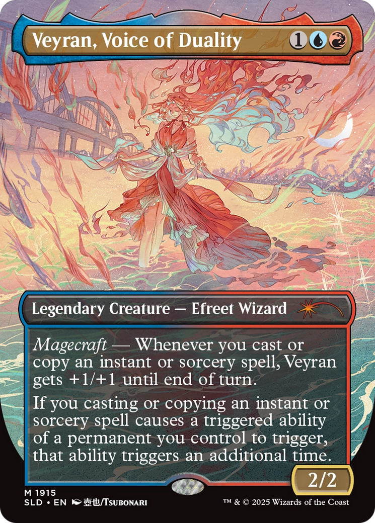 Veyran, Voice of Duality (SLD-1915) - Secret Lair Drop (Borderless) Foil | Grognard Games