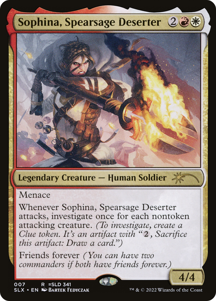 Sophina, Spearsage Deserter [Secret Lair: Universes Within] | Grognard Games