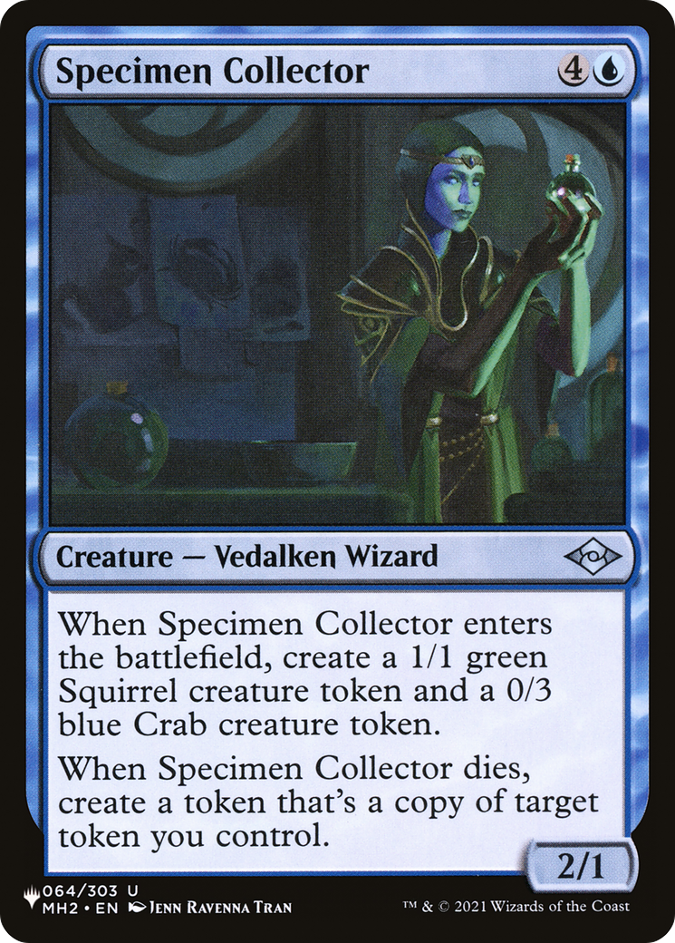 Specimen Collector [The List] | Grognard Games