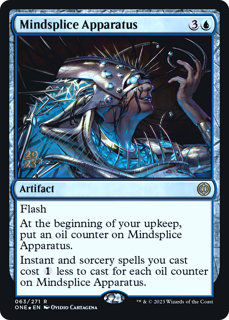 Mindsplice Apparatus [Phyrexia: All Will Be One Prerelease Promos] | Grognard Games