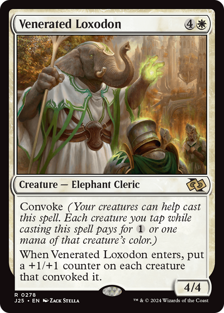 Venerated Loxodon [Foundations Jumpstart] | Grognard Games