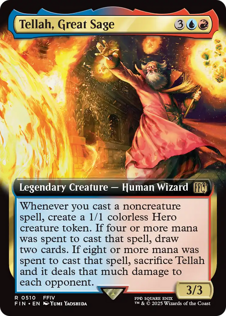 Tellah, Great Sage (FIN-510) - FINAL FANTASY: (Extended Art) Foil | Grognard Games