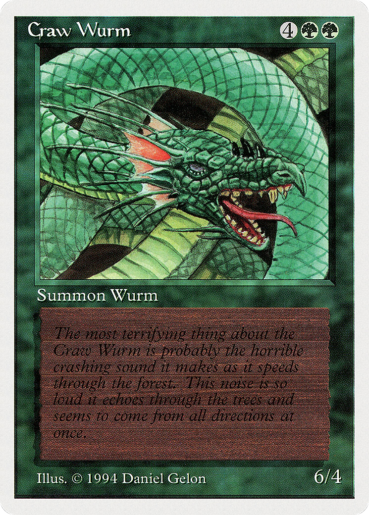 Craw Wurm [Summer Magic / Edgar] | Grognard Games