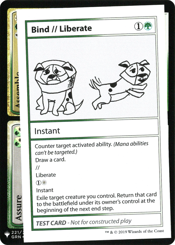 Bind // Liberate [Mystery Booster Playtest Cards] | Grognard Games