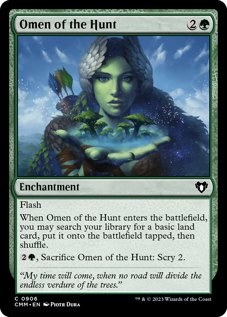 Omen of the Hunt [Commander Masters] | Grognard Games