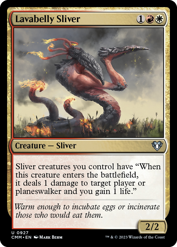 Lavabelly Sliver [Commander Masters] | Grognard Games