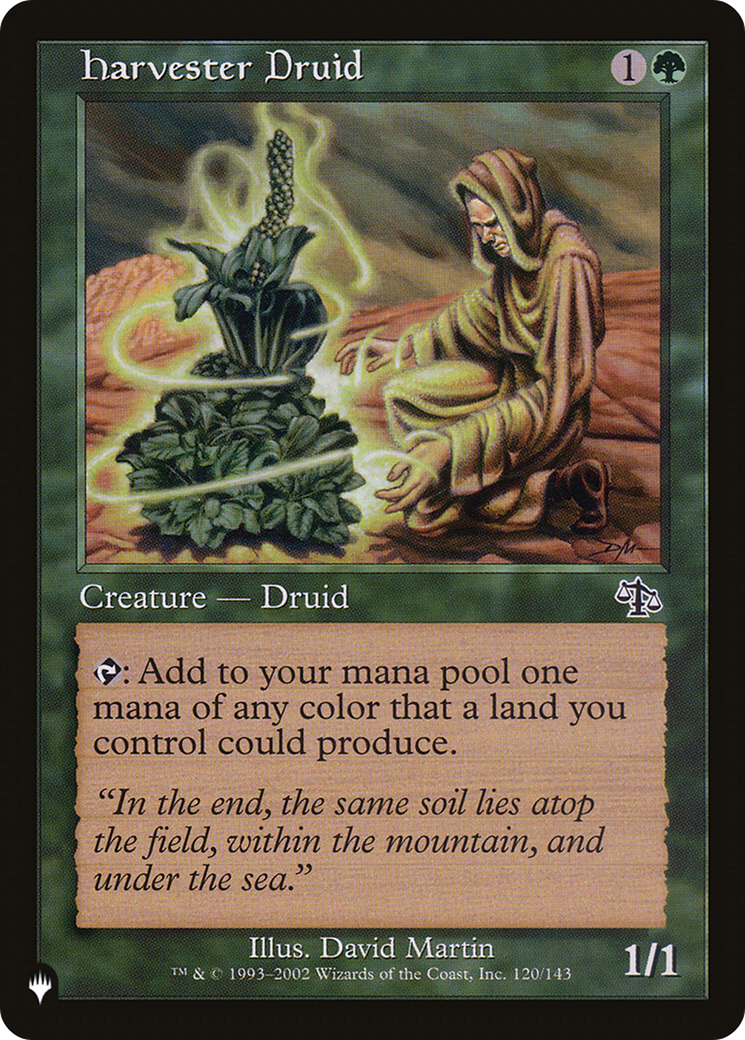 Harvester Druid [The List] | Grognard Games