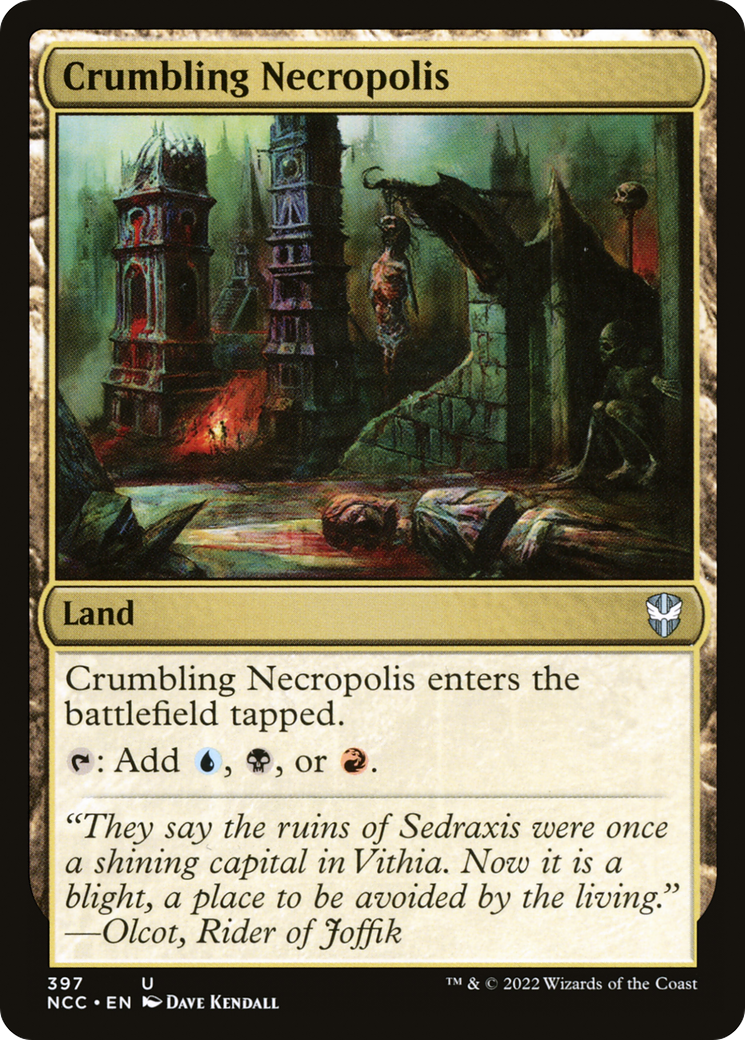 Crumbling Necropolis [Streets of New Capenna Commander] | Grognard Games