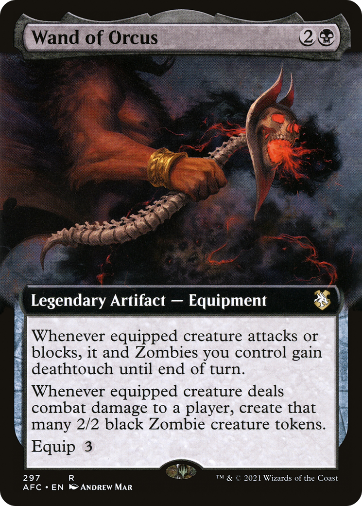 Wand of Orcus (Extended) [Dungeons & Dragons: Adventures in the Forgotten Realms Commander] | Grognard Games