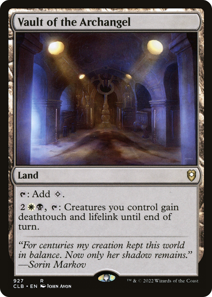 Vault of the Archangel [Commander Legends: Battle for Baldur's Gate] | Grognard Games
