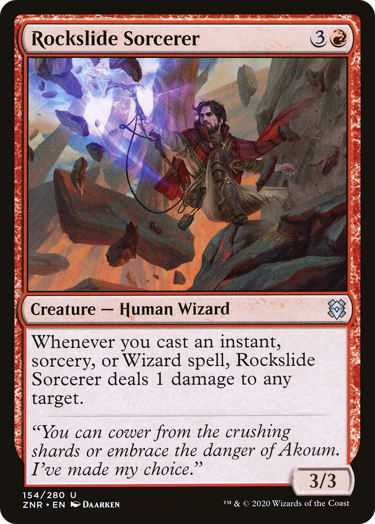 Rockslide Sorcerer [Zendikar Rising] | Grognard Games