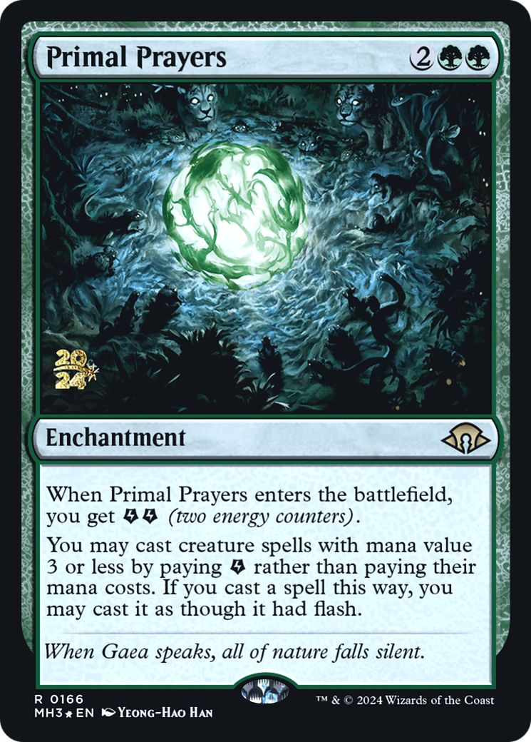 Primal Prayers [Modern Horizons 3 Prerelease Promos] | Grognard Games