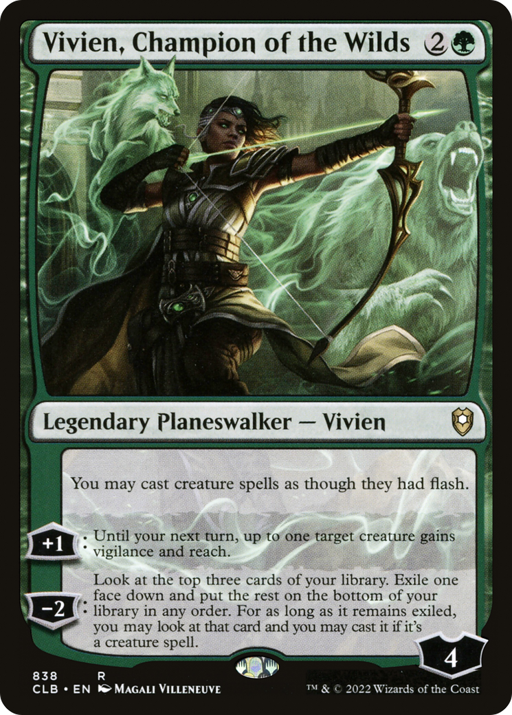 Vivien, Champion of the Wilds [Commander Legends: Battle for Baldur's Gate] | Grognard Games