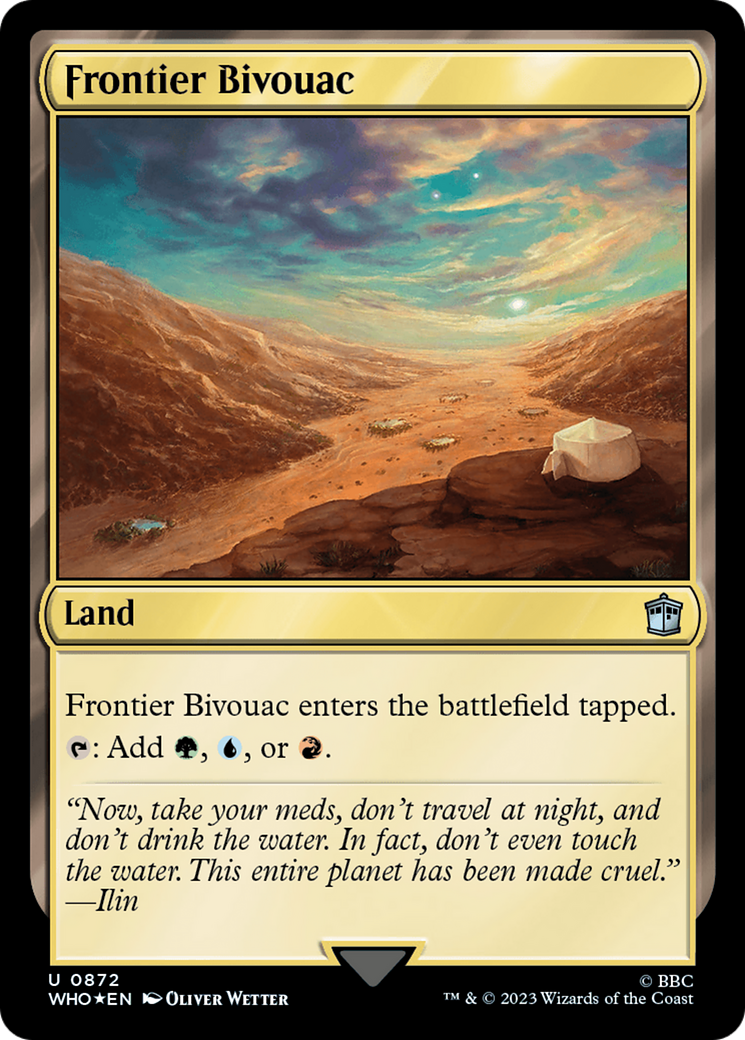 Frontier Bivouac (Surge Foil) [Doctor Who] | Grognard Games