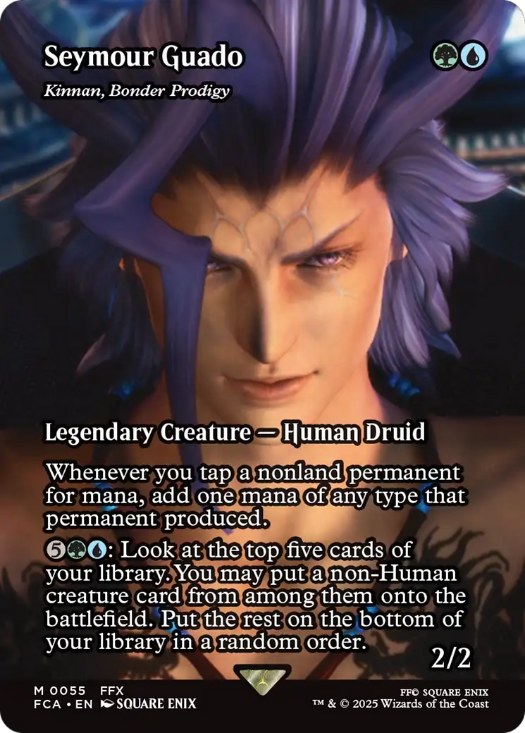 Kinnan, Bonder Prodigy (FCA-055) - FINAL FANTASY: Through the Ages / Seymour Guado (Borderless) Foil | Grognard Games
