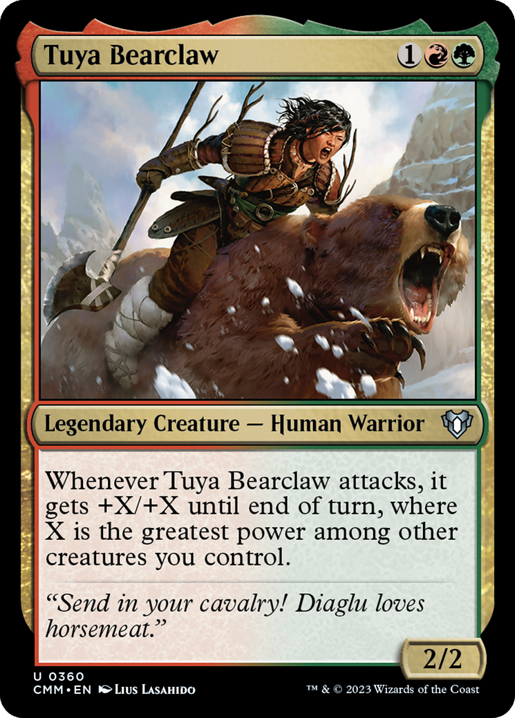 Tuya Bearclaw [Commander Masters] | Grognard Games