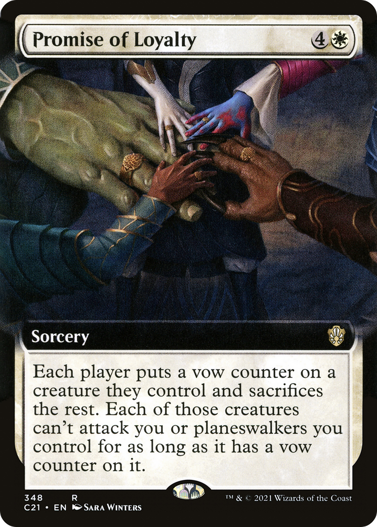 Promise of Loyalty (Extended) [Commander 2021] | Grognard Games