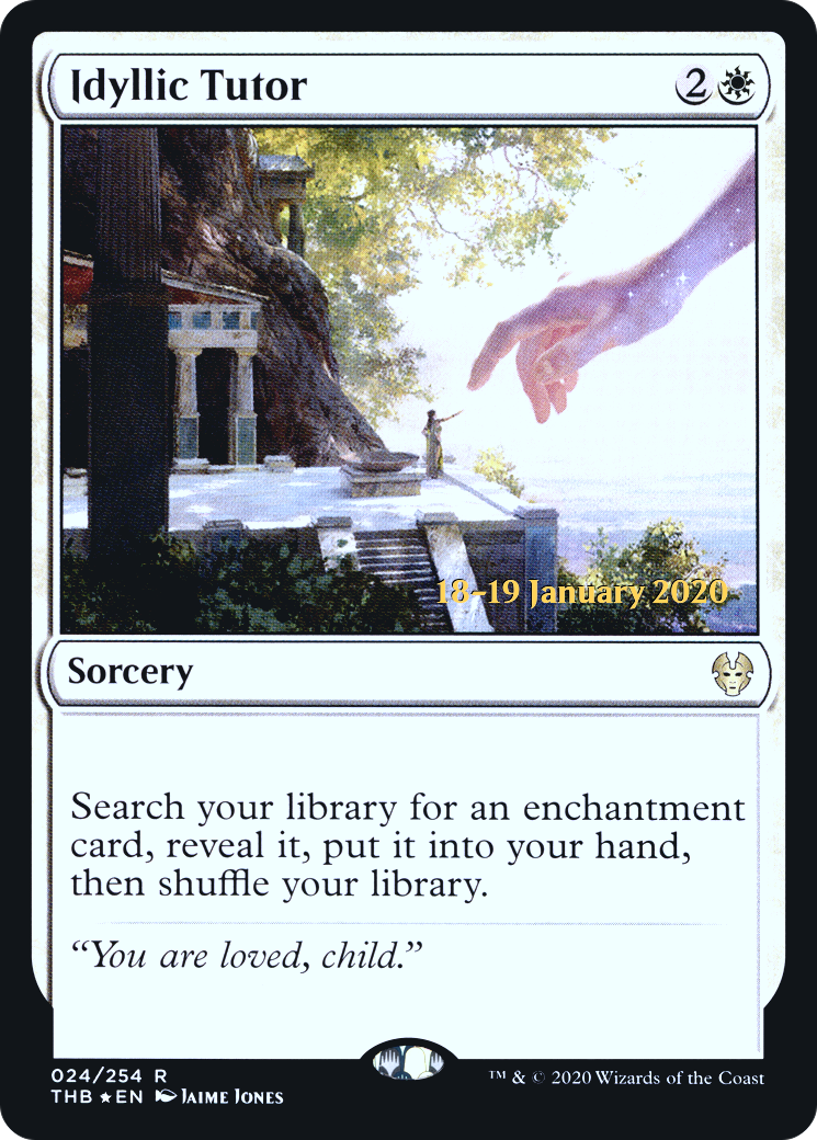 Idyllic Tutor [Theros Beyond Death Prerelease Promos] | Grognard Games
