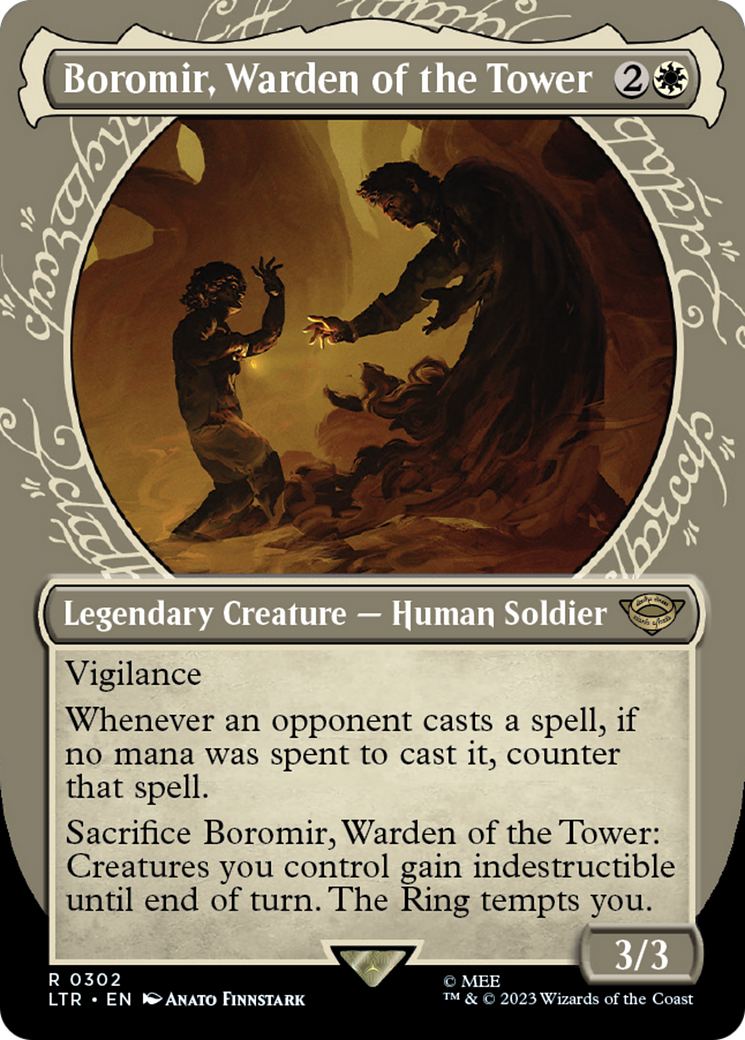 Boromir, Warden of the Tower (Showcase Ring Frame) [The Lord of the Rings: Tales of Middle-Earth] | Grognard Games