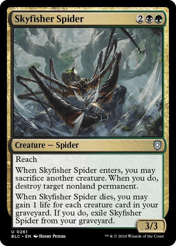Skyfisher Spider [Bloomburrow Commander] | Grognard Games
