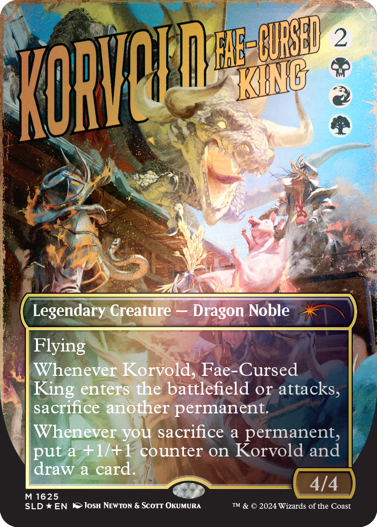 Korvold, Fae-Cursed King (Rainbow Foil) [Secret Lair Drop Series] | Grognard Games