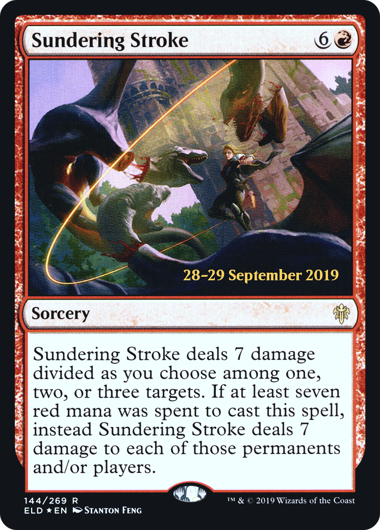 Sundering Stroke  [Throne of Eldraine Prerelease Promos] | Grognard Games