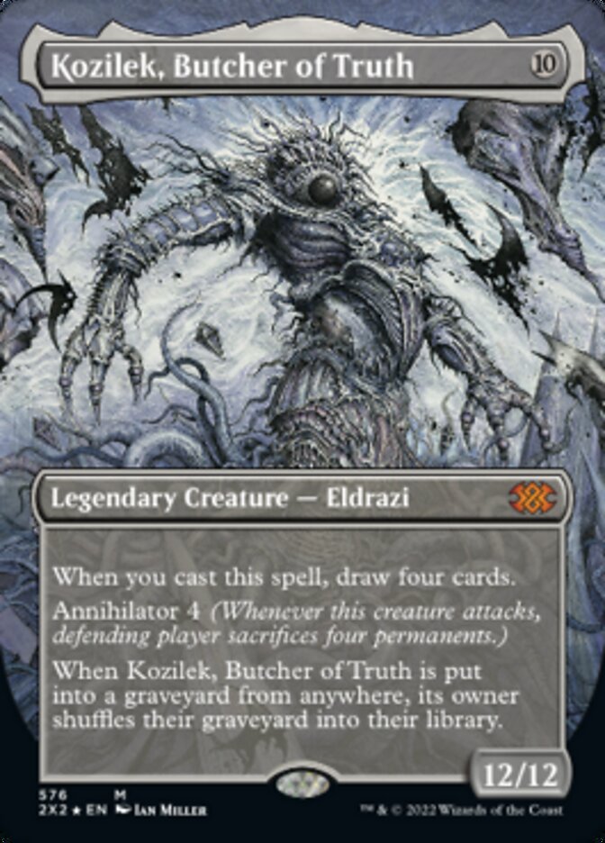 Kozilek, Butcher of Truth (Textured Foil) [Double Masters 2022] | Grognard Games