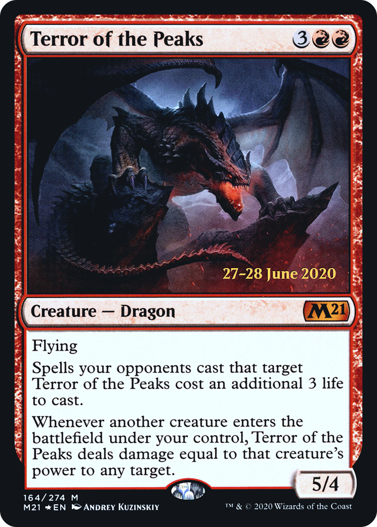Terror of the Peaks  [Core Set 2021 Prerelease Promos] | Grognard Games
