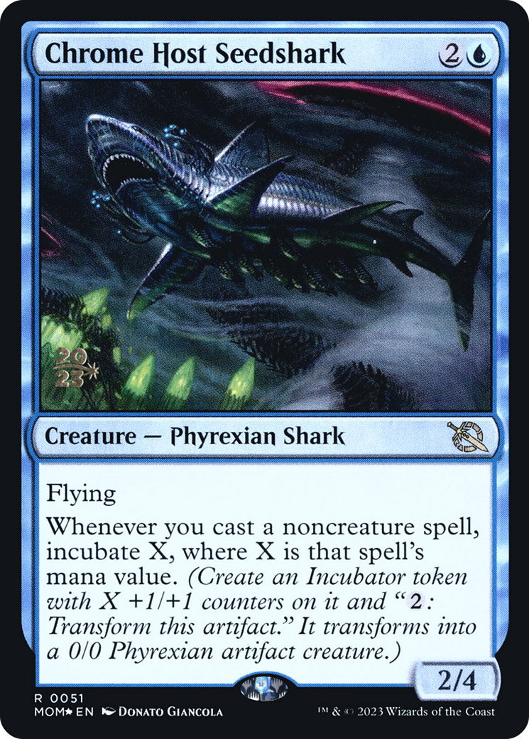 Chrome Host Seedshark [March of the Machine Prerelease Promos] | Grognard Games