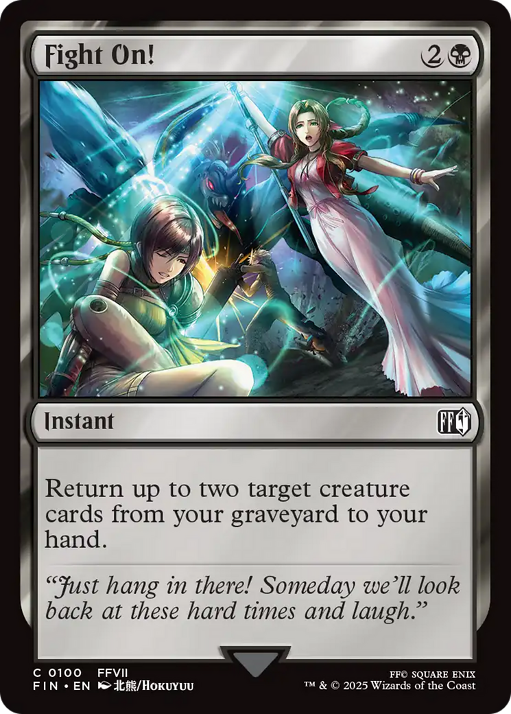 Fight On! (FIN-100) - FINAL FANTASY Foil | Grognard Games