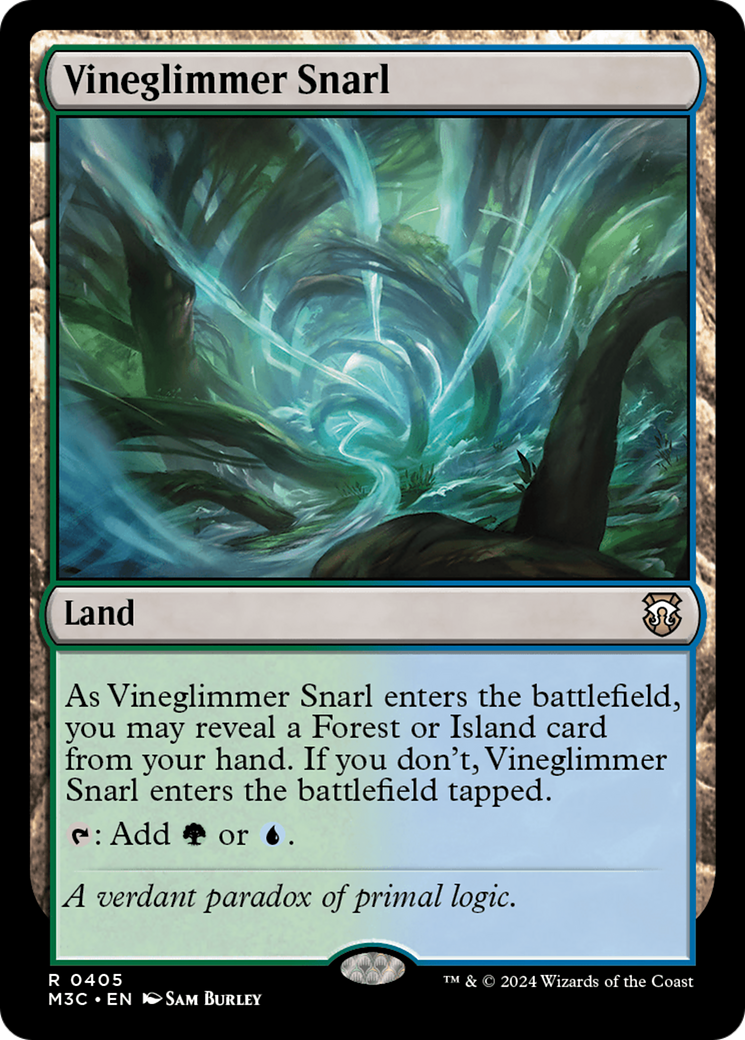 Vineglimmer Snarl (Ripple Foil) [Modern Horizons 3 Commander] | Grognard Games