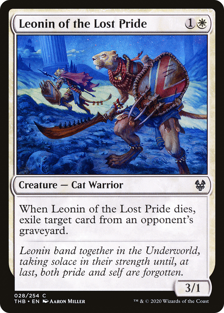 Leonin of the Lost Pride [Theros Beyond Death] | Grognard Games