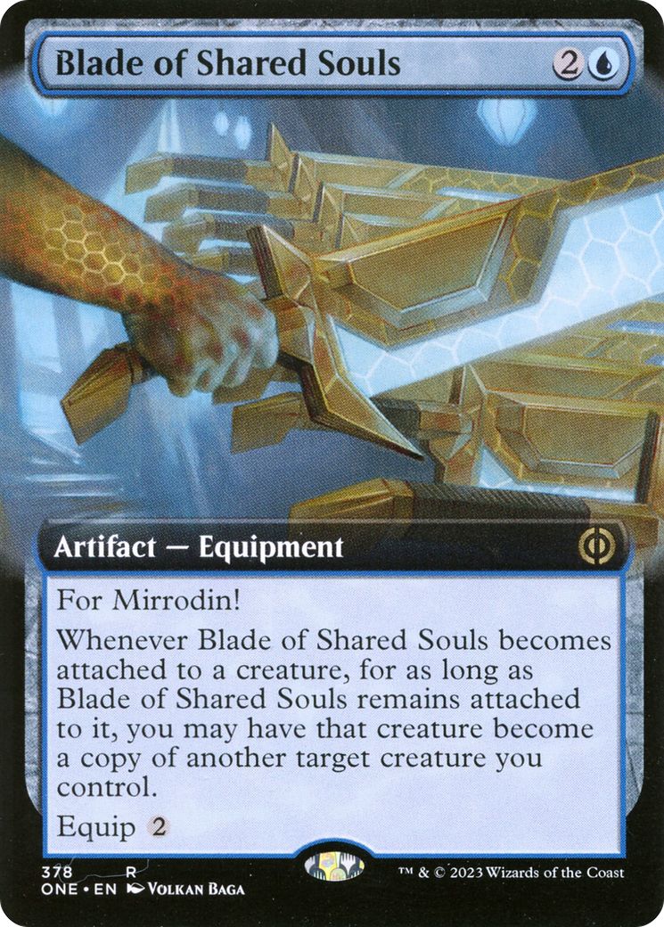 Blade of Shared Souls (Extended Art) [Phyrexia: All Will Be One] | Grognard Games