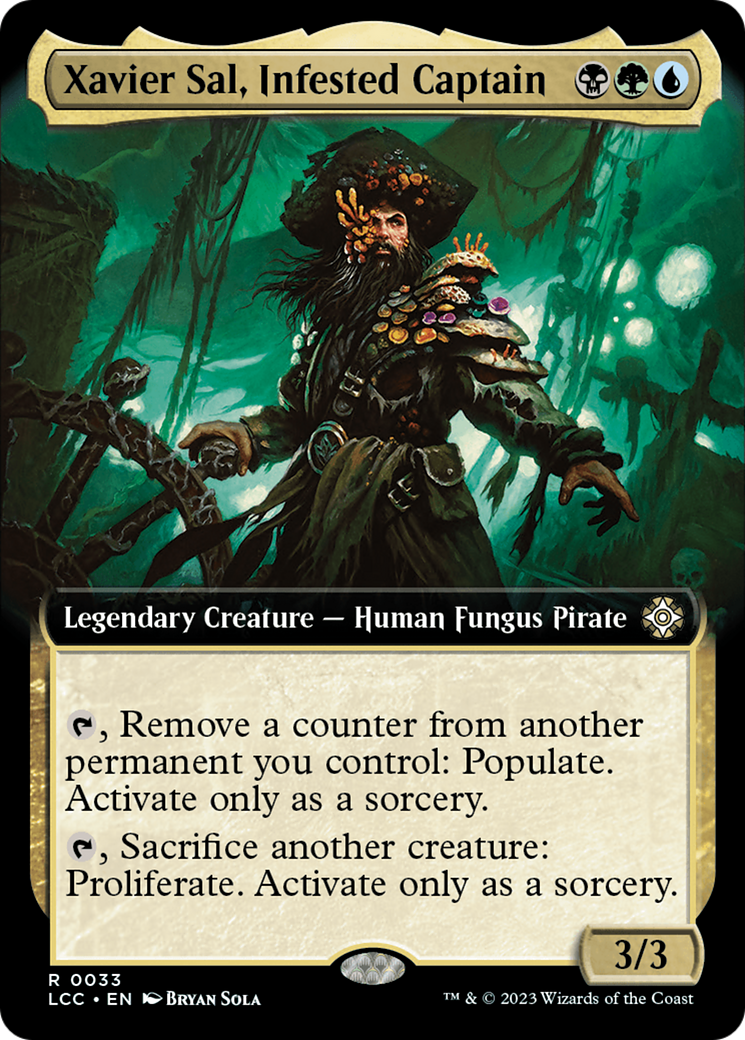 Xavier Sal, Infested Captain (Extended Art) [The Lost Caverns of Ixalan Commander] | Grognard Games